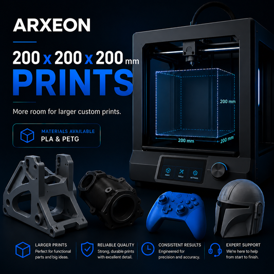 3D Printing Service – Package 2 (200x200x200mm)